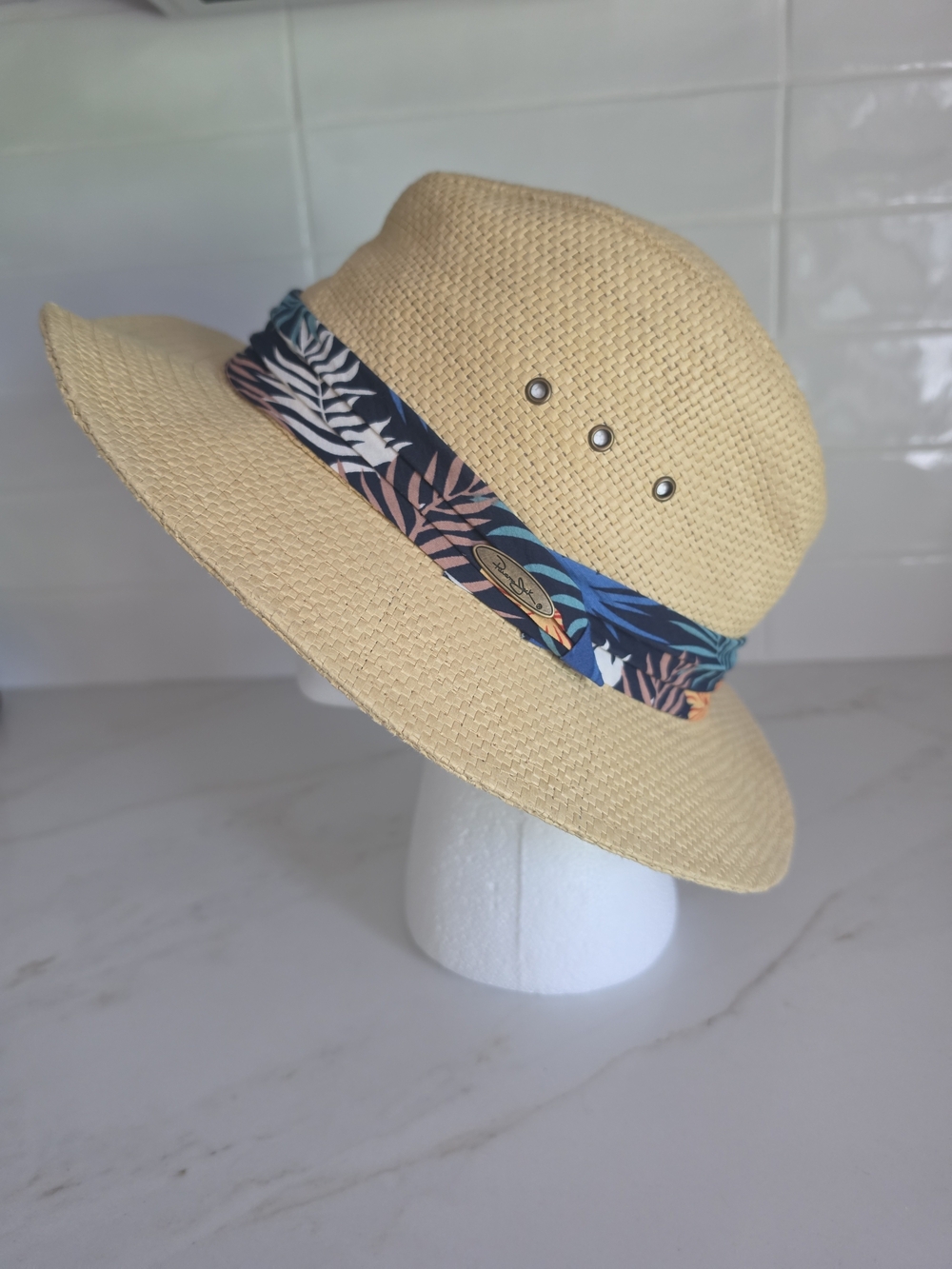 Panama Jack Toyo Straw Safari Sun Hat Large